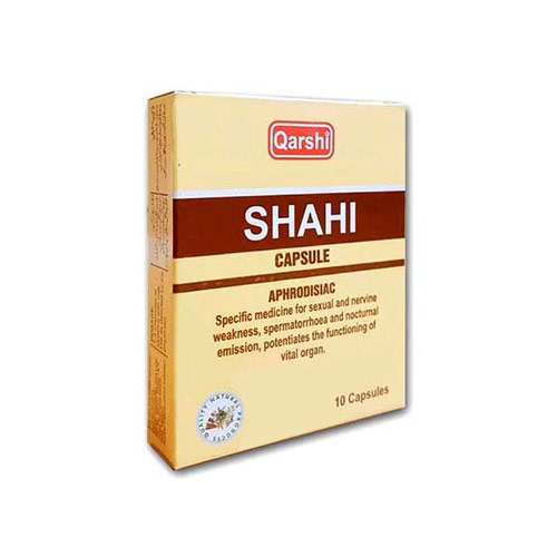 Shahi Capsules 10 Capsules Qarshi KASHAM ONLINE HERBAL