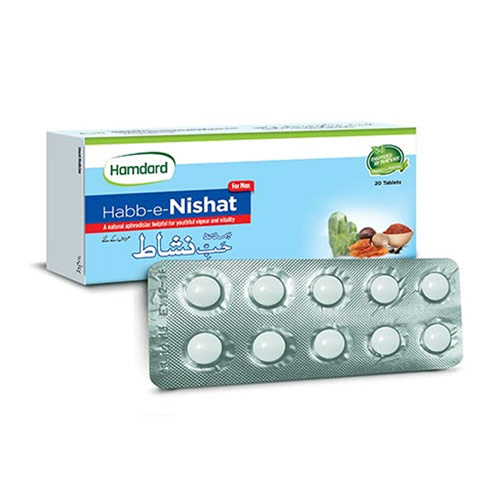 Habb e Nishat 20 Tablets HAMDARD KASHAM ONLINE HERBAL