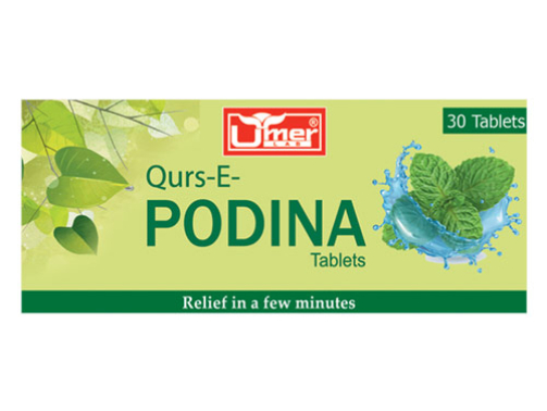 qurs podina | 30 tablets | umer | قرص پودینہ