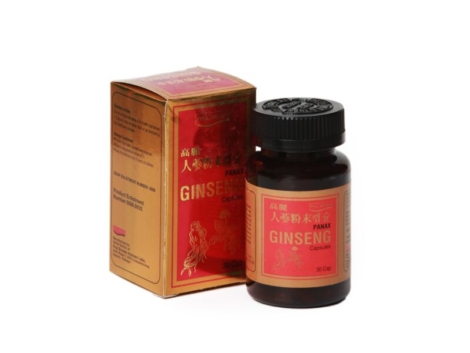 panax ginseng capsules | 30 capsules | paul brooks